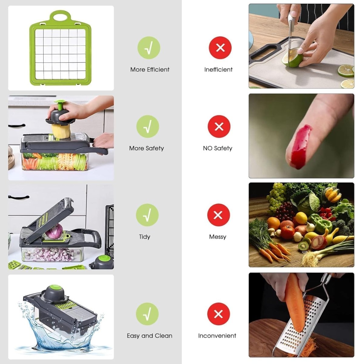 16 in 1 Vegetable Cutter – Chopper with Storage Box
