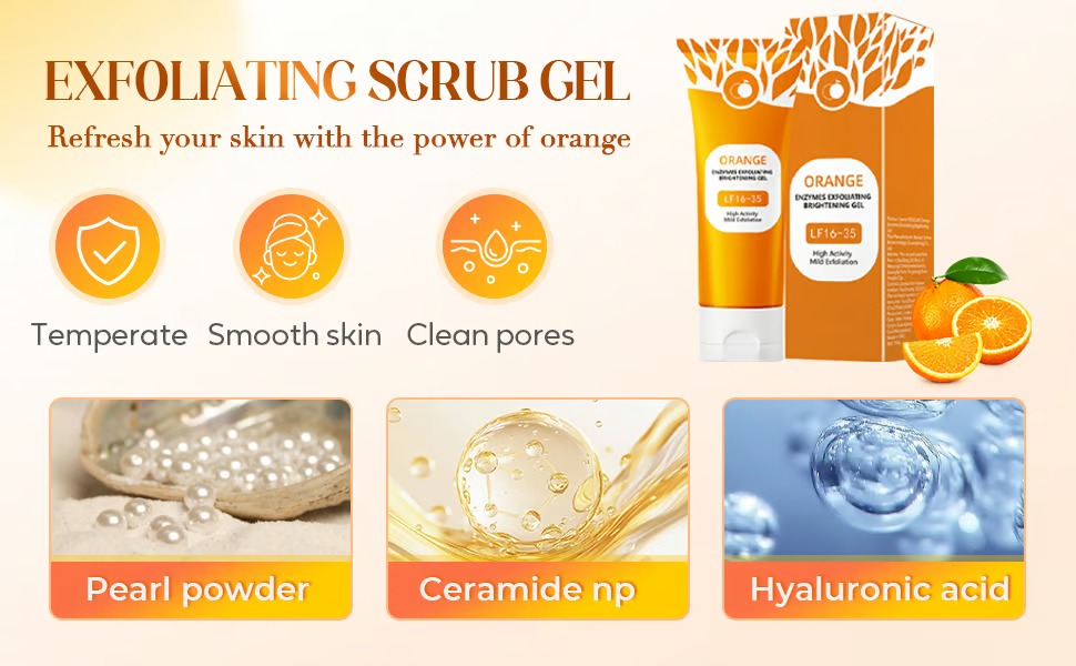 Orange Enzyme Glow Gel